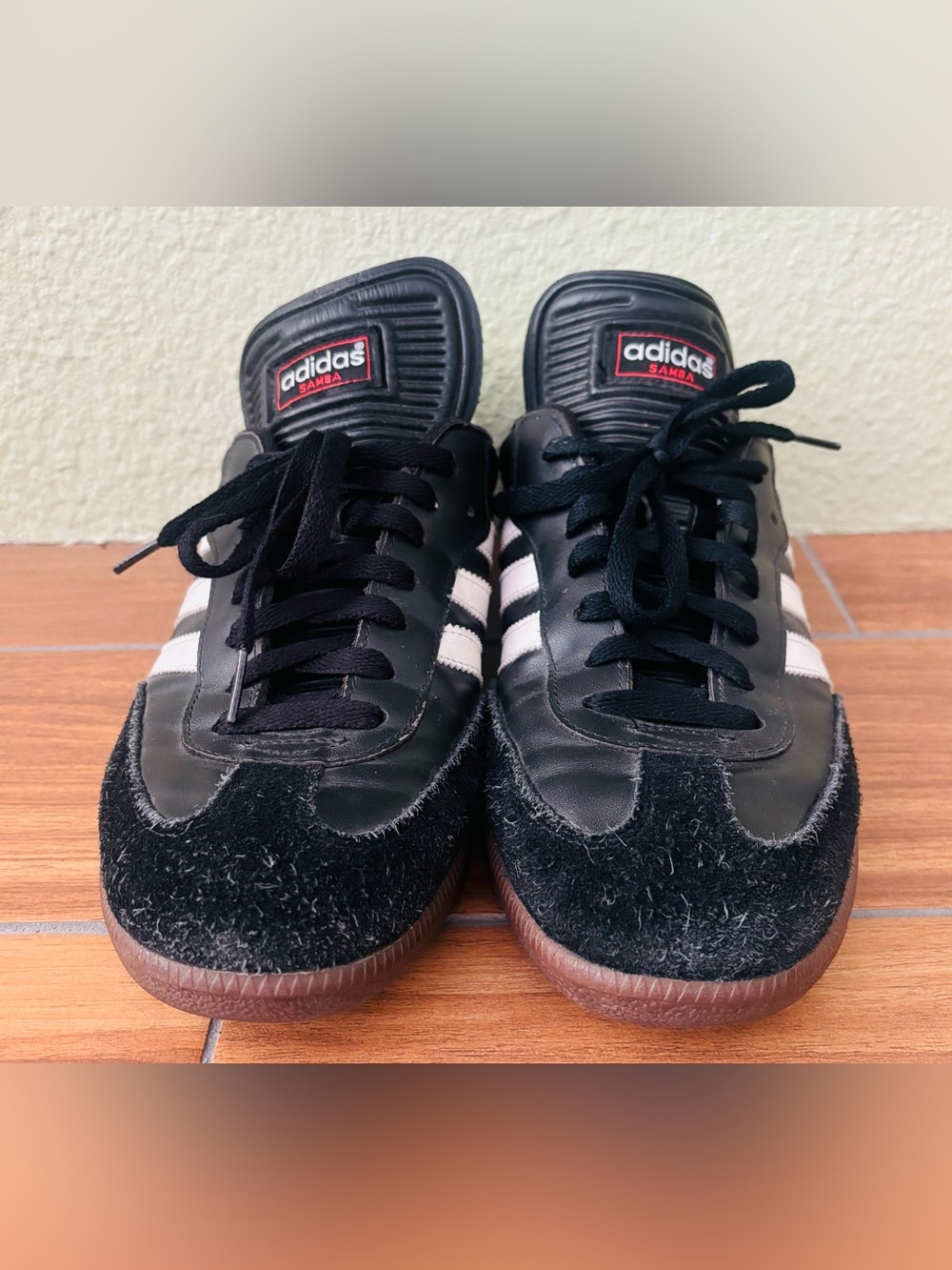 adidas SAMBA INDOOR SOCCER SHOES Black & White Size: 11 - Picture 2 of 7